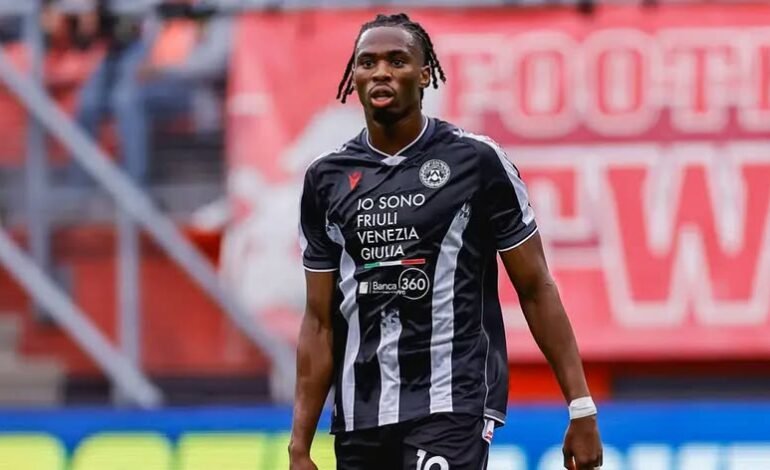 Serie A: Ehizibue set to quit Udinese after four years