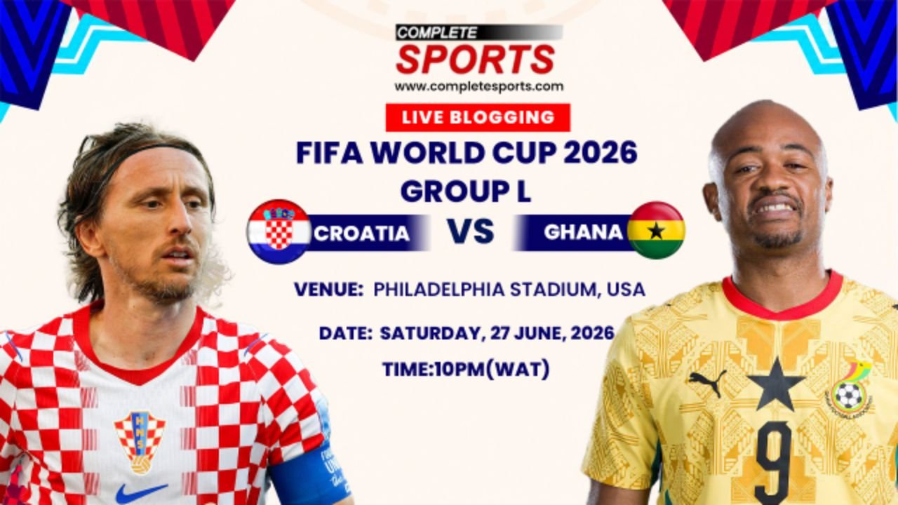 Croatia Vs Ghana Live Blogging – FIFA World Cup 2026 (Matchday 3; Group L)