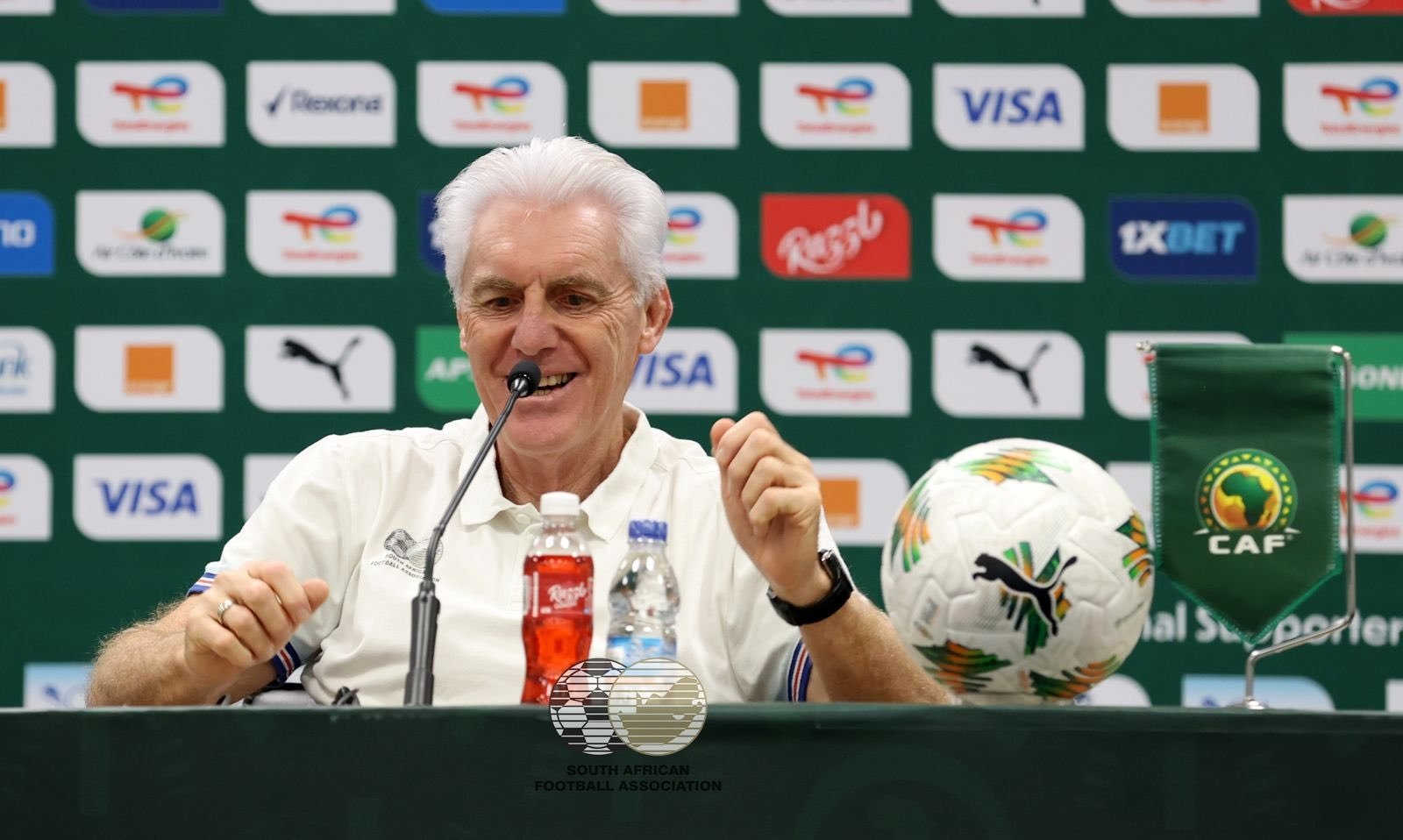 South Africa coach Hugo Broos fires back at critics after knockout qualification