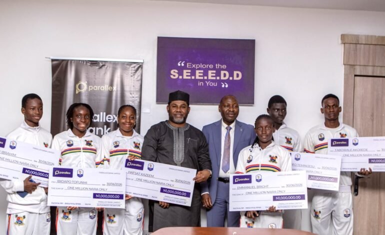 Parallex Bank rewards Team Lagos youth champions