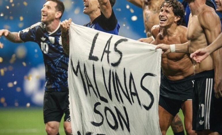 Argentina face possible FIFA sanctions over Falklands banner after England win