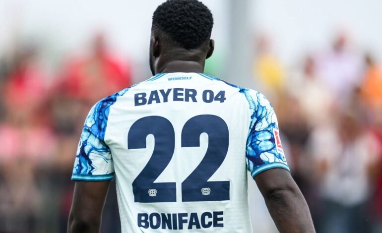 Boniface scores twice as Leverkusen begin pre-season with 7-0 win