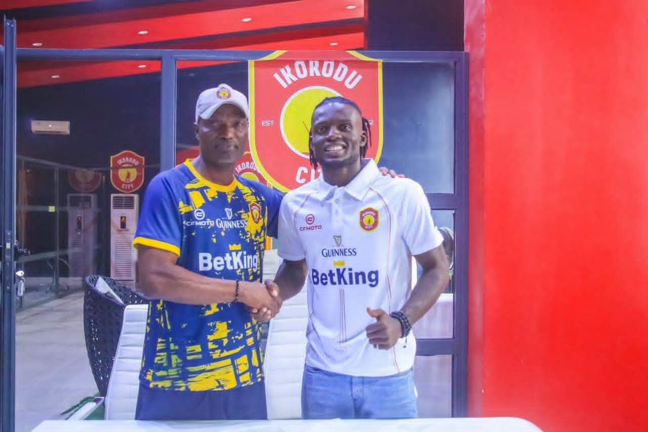 NPFL: Linus Christopher signs three-year deal with Ikorodu City 