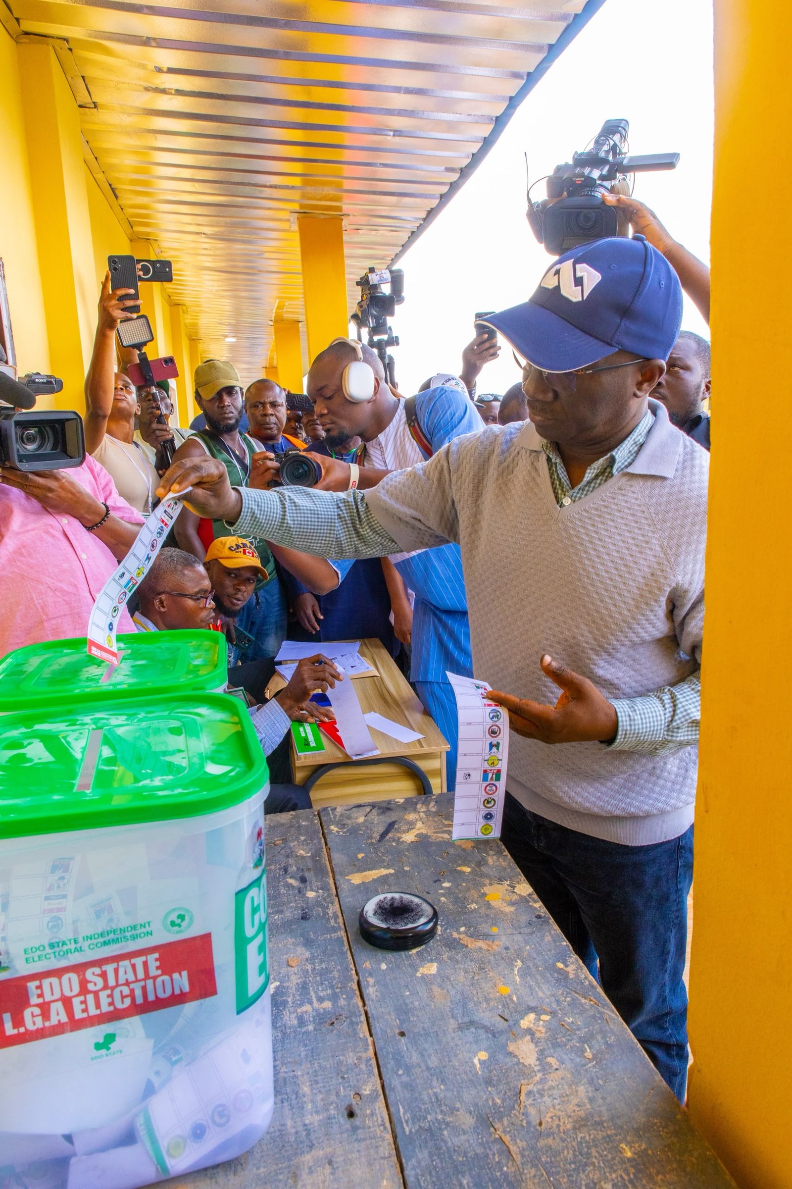 Edo LG Poll: Okpebholo Commends Peaceful Conduct, Voter Participation