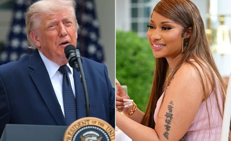 Nicki Minaj is so hot – Trump says at White House event