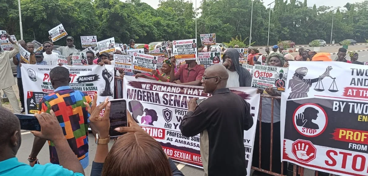 Protesters ask N’Assembly to halt ex-FUOYE VC’s ambassadorial confirmation