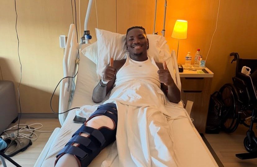 Christantus Uche undergoes successful surgery after serious knee Injury