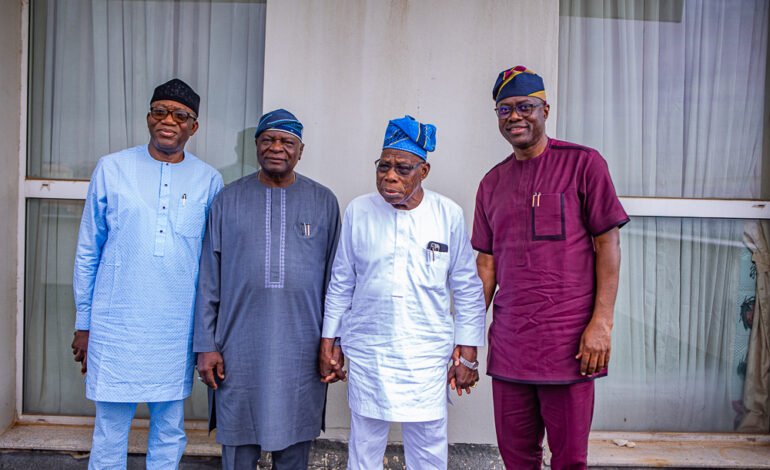 2027: Makinde, Fayemi Visit Ex-President Obasanjo