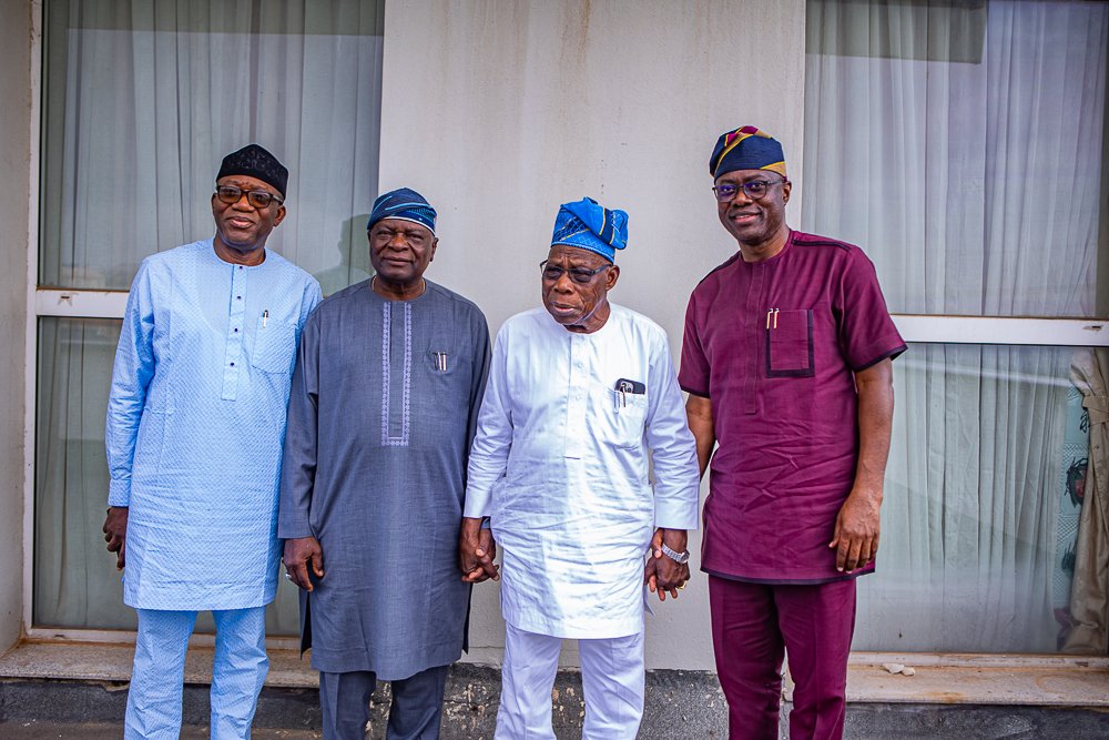 2027: Makinde, Fayemi Visit Ex-President Obasanjo