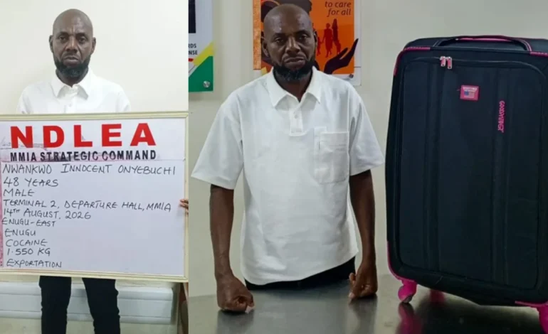 NDLEA arrests India-bound businessman with cocaine, recovers N3.6bn drugs in Lagos