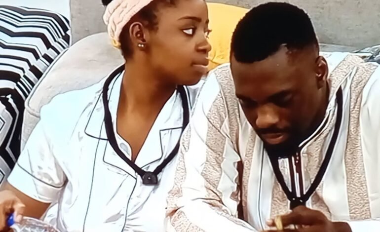 BBNaija 11: ‘It’s disrespectful’ – Gerald scolds girlfriend, Kamsy for dancing with other men