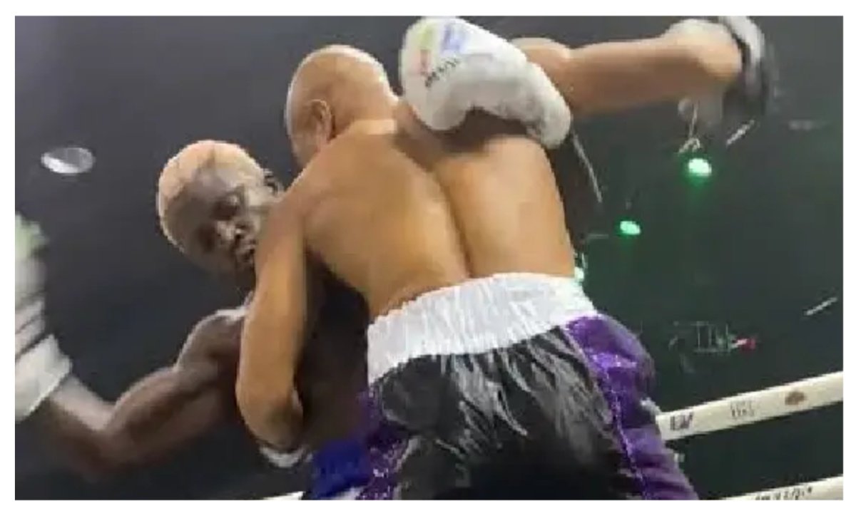 Portable loses to Charles Okocha after walking out of celebrity boxing rematch