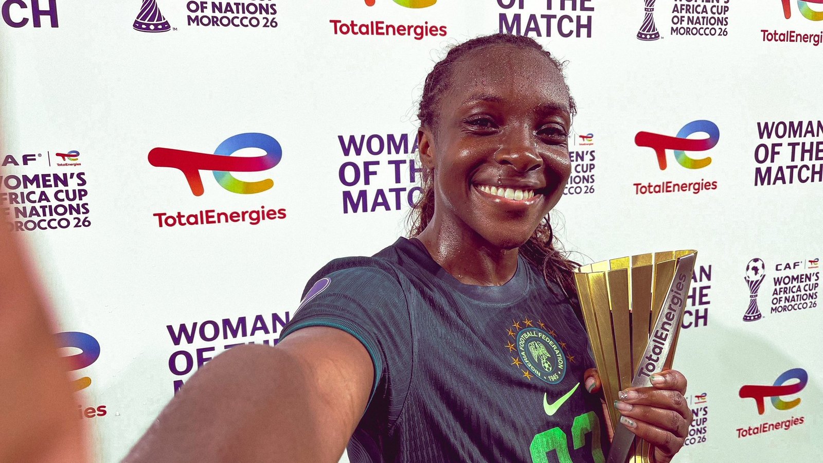WAFCON 2026: Alozie wins Player of the Match in Super Falcons’ win over Zambia