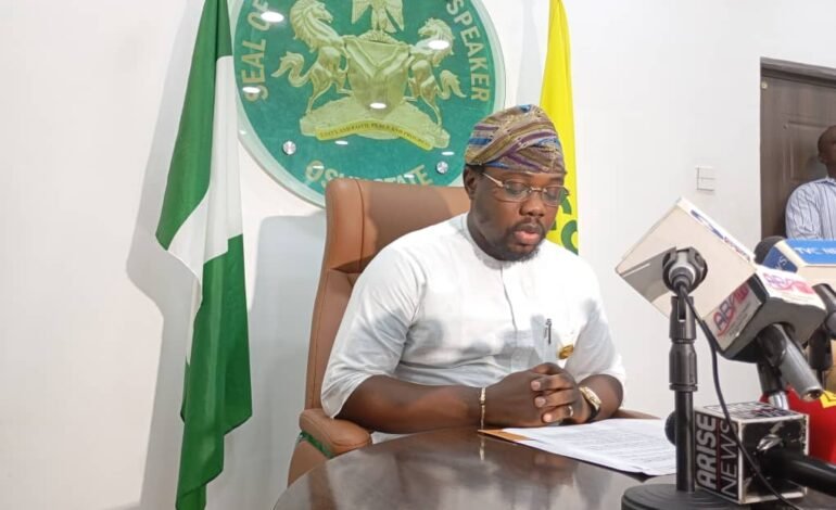 Osun Speaker Calls For Fadahunsi, Eniade’s Probe Over Threat To Kill Accord Members 