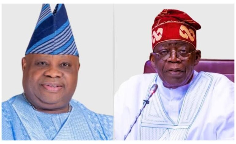 Osun Guber: Tinubu in phone call with Gov Adeleke