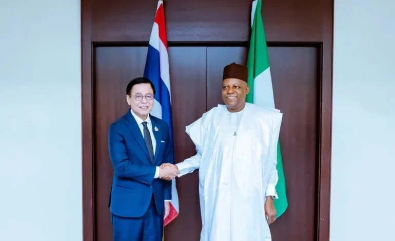 Shettima pushes for Nigeria-Thailand ties beyond crude oil, rice