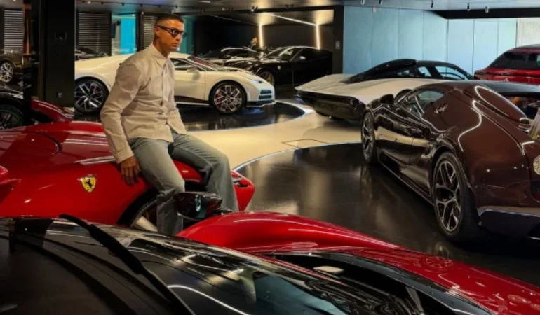 Ronaldo Shows Off Stunning Supercar Collection