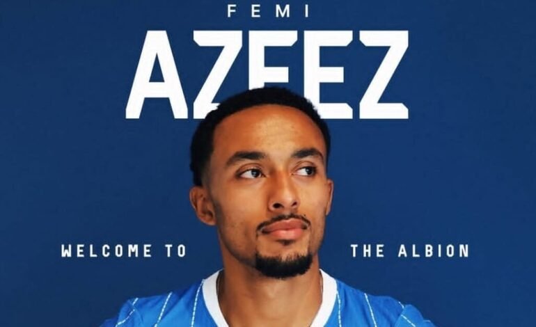 Transfers: Femi Azeez joins Brighton on four-year deal