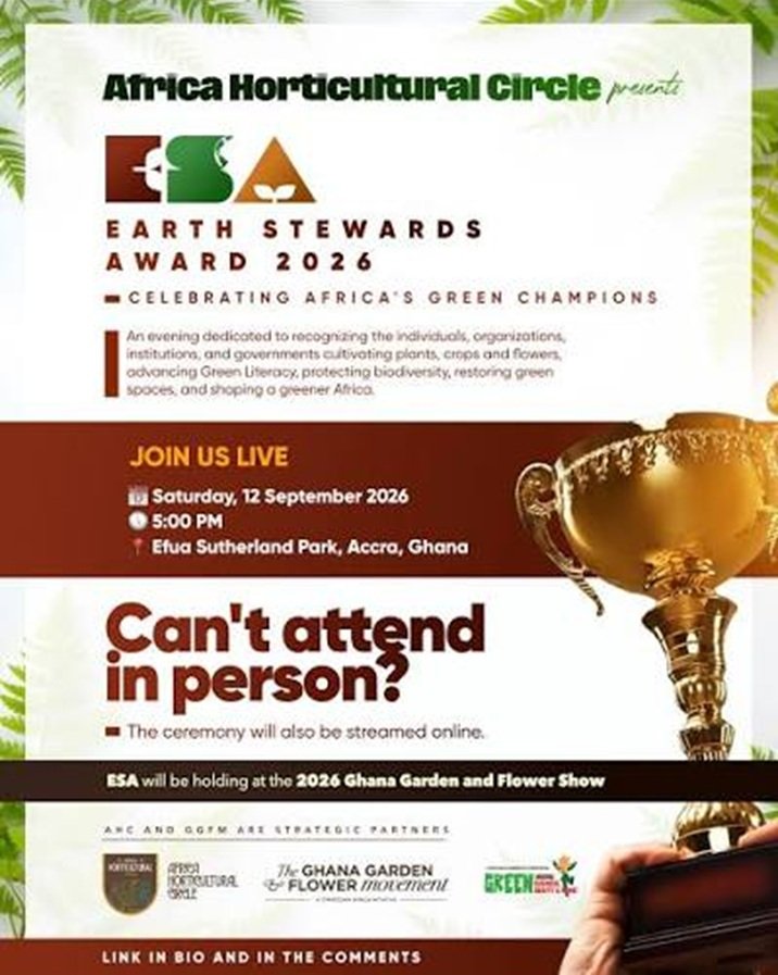 Earth Stewards Award 2026 to honour Africa’s green champions in Accra