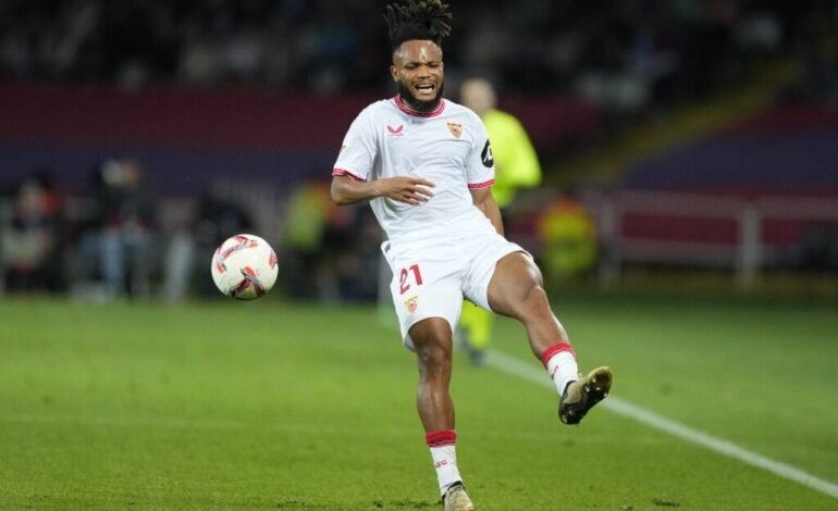 La Liga: Ejuke In Action As Sevilla Fall To Barcelona