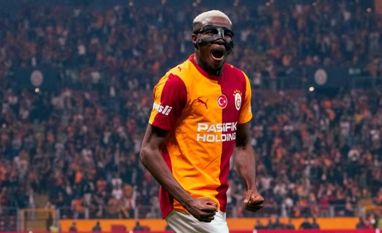 Galatasaray explain Osimhen’s limited role after injury comeback