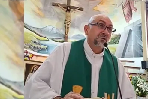 Catholic priest dies as cross falls on him during livestreamed mass