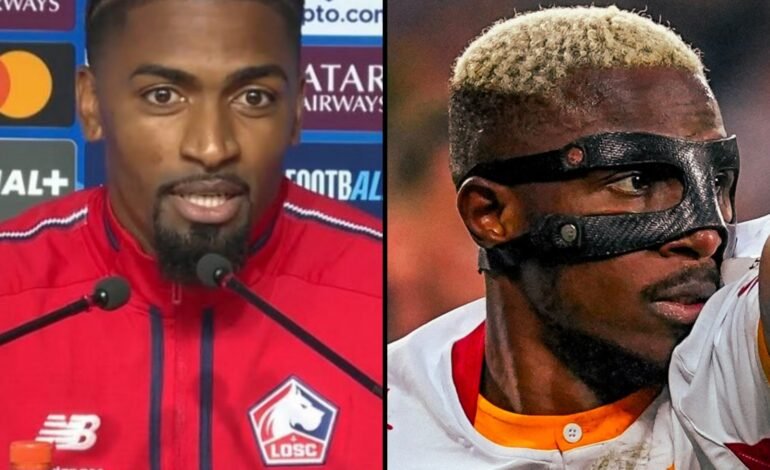 UCL: Lille Defender Ribeiro Vows To Stop Osimhen