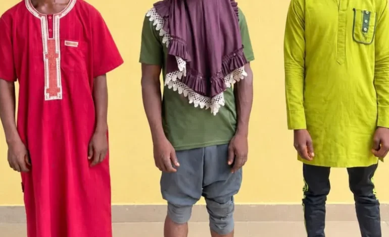 Police arrest Hijab-wearing kidnap suspect, two others in Kwara