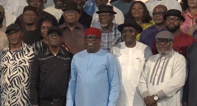 Wike, Chinda Meet With Fubara, Supporters